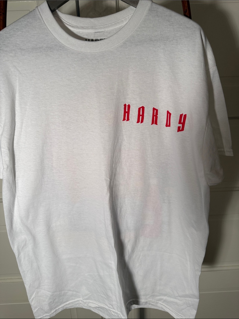 HARDY Concert T Shirt Large White Country Music Jukebox Graphic Tee 2025